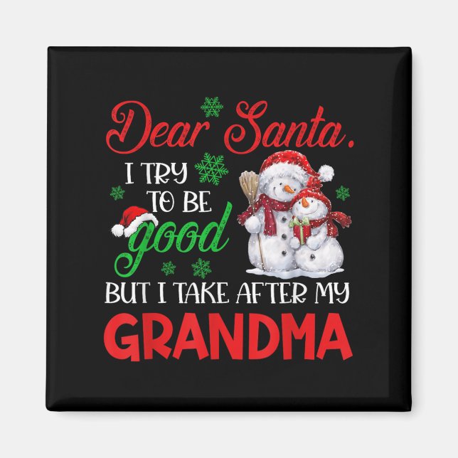 Íman Querido Papai Noel Eu Tento Ser Bom Mas Eu Pego De (Frente)