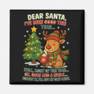 Íman Querido Papai Noel Fui Bom Este Ano Bem A Maior Pa