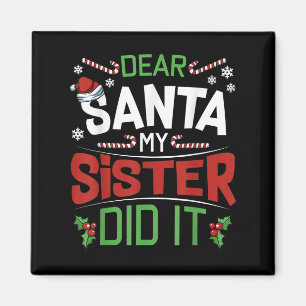 Íman Querido Papai Noel Minha Irmã Fez Isso Irmãos Piad