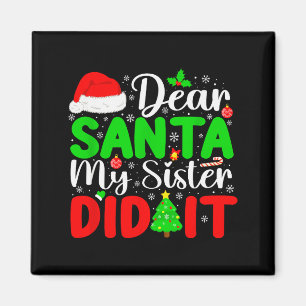 Íman Querido Papai Noel Minha Irmã Fez Isso Natal Diver