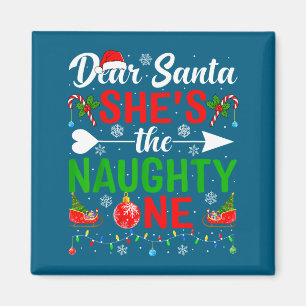 Íman Querido papai noel o travesso um casal natal