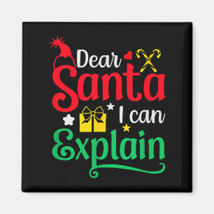 Íman Querido Papai Noel Posso Explicar Piadas de Natal 