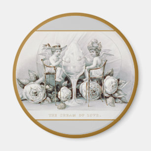 Íman Querubins & sorvete - ímã #2