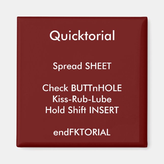 ÍMAN QUICKTORIAL (Frente)