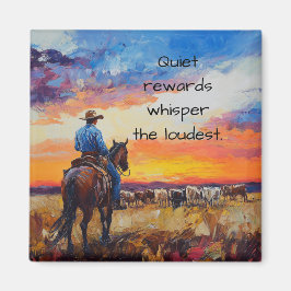 Íman Quietos recompensas: Western Sunset Magnet