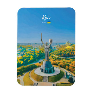Íman Quieve, Ucrânia - Monumento Mãe Ucrânia Arredondad