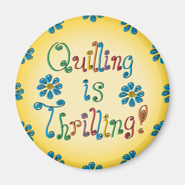 Íman Quilling é emocionante (Frente)