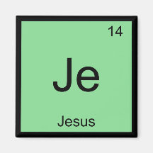 Química do Nome Jesus Elemento Tabela Periódica