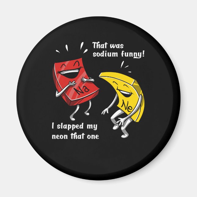 Íman Química Que Era Piada De Ciências Engraçadas De Só (Frente)