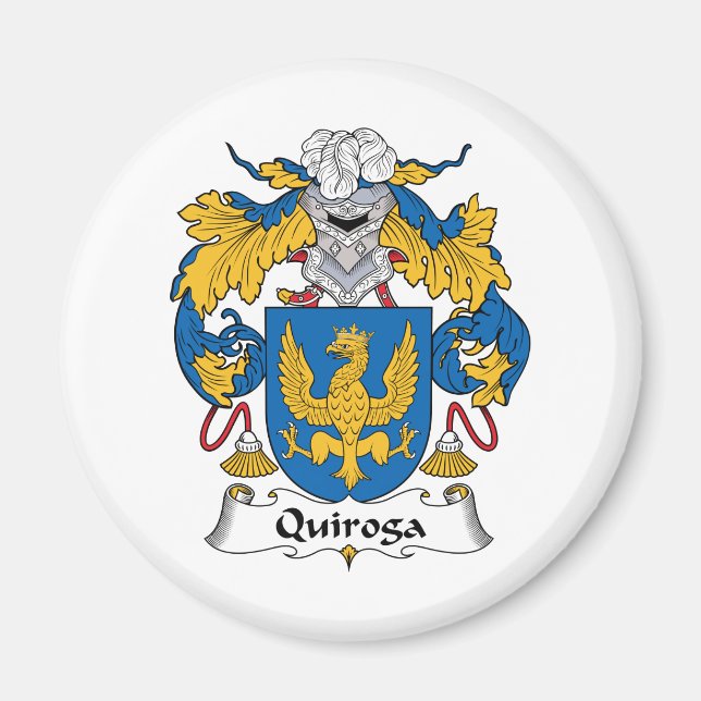 Íman Quiroga Family Crest (Frente)