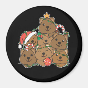 Íman Quokka Árvore de Natal Engraçada Magna de Natal
