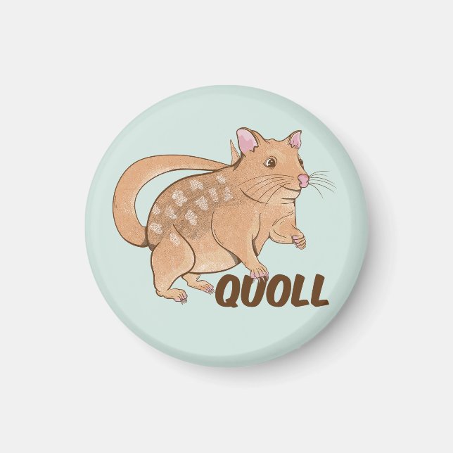Íman Quoll Marsupial Australiano (Frente)