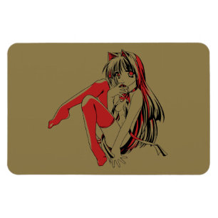 Íman R & B Mangá, Gatinha Neko Furry Loli Anime
