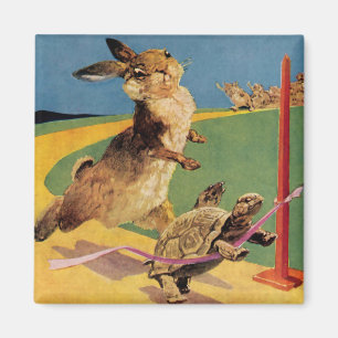 Íman "Rabbit and the Hare" por Harry Rountree