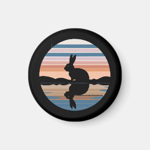 Íman Rabbit Retro Sunset