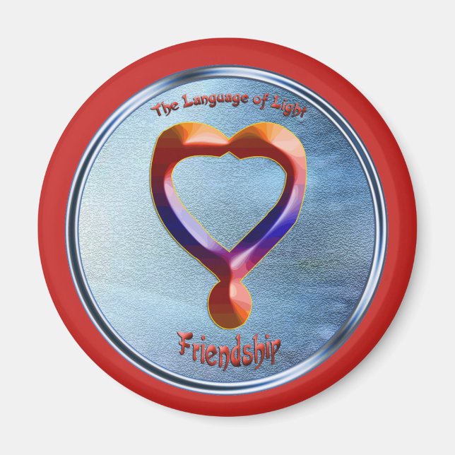 Íman Rabiscar no símbolo da Amizade (Frente)