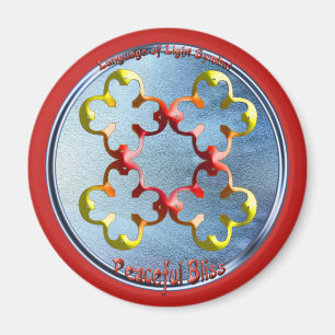 Íman Rabiscar no símbolo da Felicidade Pacífica