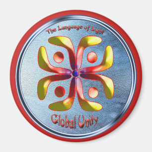 Íman Rabiscar no símbolo da Unidade Global