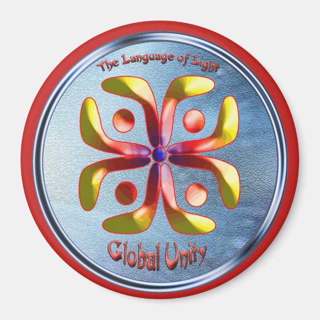 Íman Rabiscar no símbolo da Unidade Global (Frente)