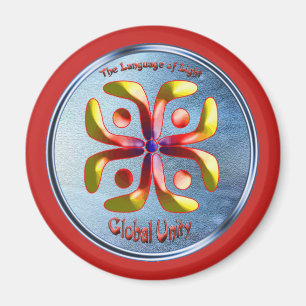 Íman Rabiscar o símbolo da unidade mundial