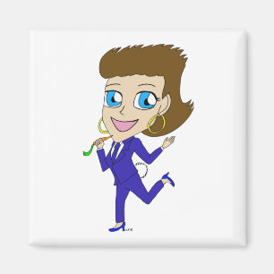 Íman rabo de coelho chibi 