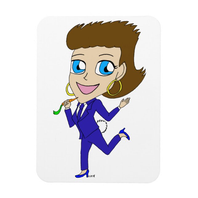Íman rabo de coelho chibi (Vertical)