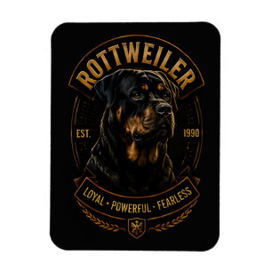 Íman Raça de Cão Leal Poderosa e Destemida Rottweiler