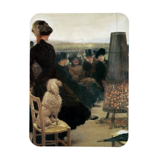 Íman Raças em Auteuil, parte de um triptych (óleo em c (Vertical)