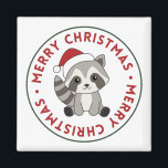 Íman Raccoon Christmas Snow Winter Raccoons Magnet<br><div class="desc">O guaxinim do Natal como um cartão de saudação. Animais engraçados com presentes e neve nas férias. Também é engraçado para o natal em julho. Os guaxinins são animais bonitos e perfeitos para o Natal.</div>