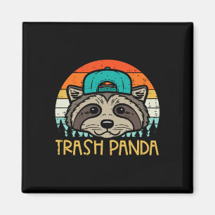 Íman Raccoon Face Trash Panda Legal Street Boys Criança