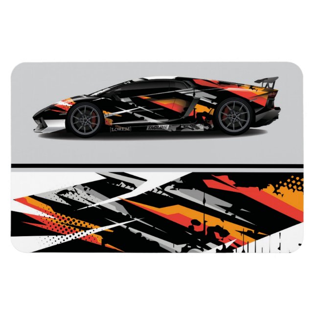 Íman Race Car Magnet (Horizontal)