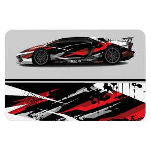 Íman Race Car Magnet