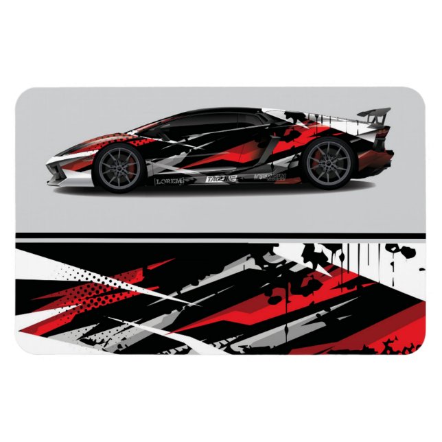 Íman Race Car Magnet (Horizontal)