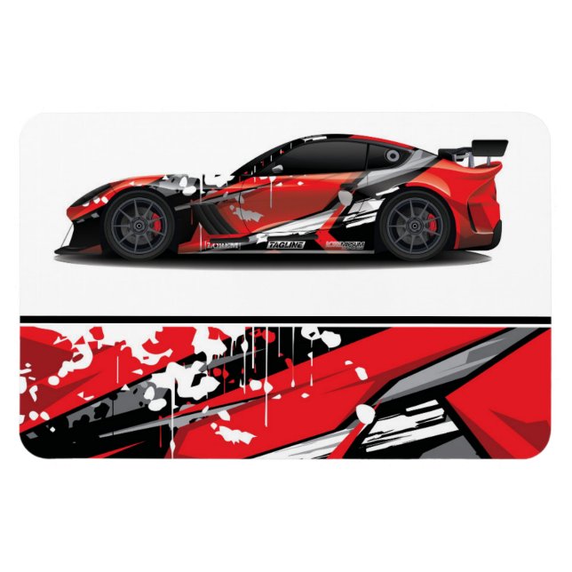 Íman Race Car Magnet (Horizontal)