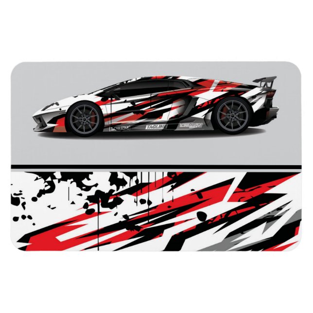 Íman Race Car Magnet (Horizontal)