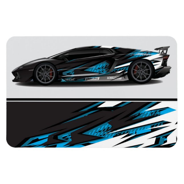 Íman Race Car Magnet (Horizontal)