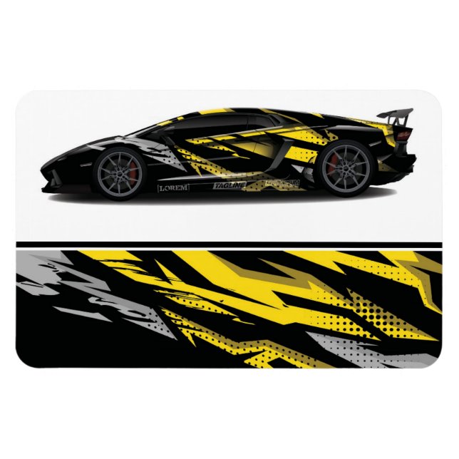 Íman Race Car Magnet (Horizontal)