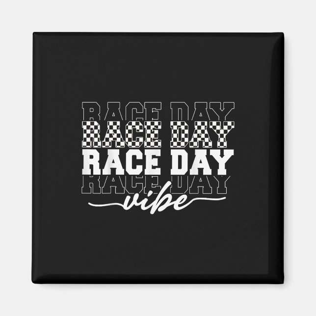 Íman Race Day Vibes Checkered Coquette Arco Racing M (Frente)