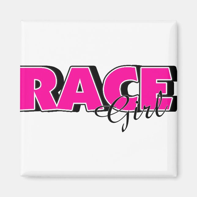 Íman Race Girl (Frente)