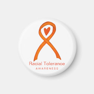 Íman Racial Tolerance Awareness Ribbon Fridge Magnets