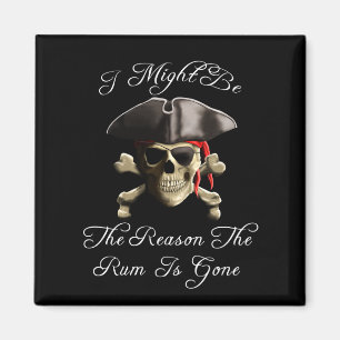 Íman Raciocina o rum é crânio ido do pirata