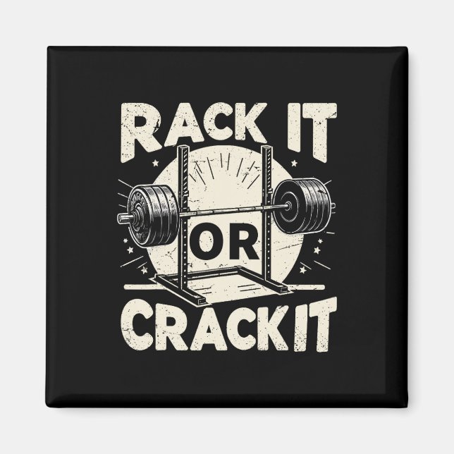 Íman Rack Ou Crack Barbell Bodybuilding 1 (Frente)