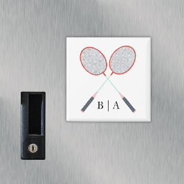 Íman Rackets de Badminton Monogramados Personalizados