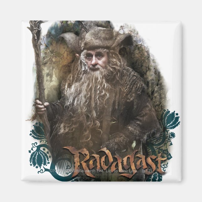 Íman RADAGAST™ com nome (Frente)