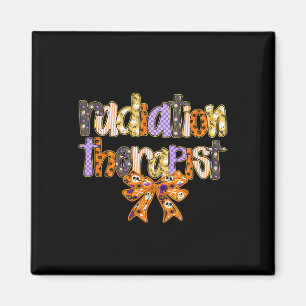 Íman Radiação Terapeuta Halloween Coquette Pumpkin Rad