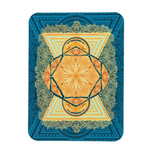 Íman Radiante e sagrada Geometria Mandala