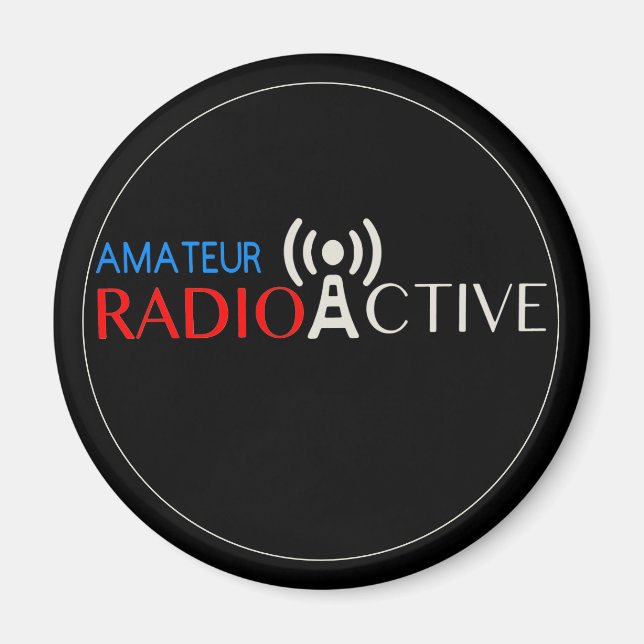 Íman Rádio Amador Ativo (Frente)