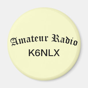 Íman Rádio amador e indicativo de chamada