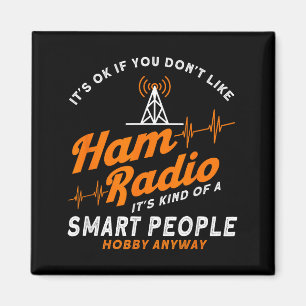 Íman Rádio Amador Pessoas Inteligentes Hobby De Qualque
