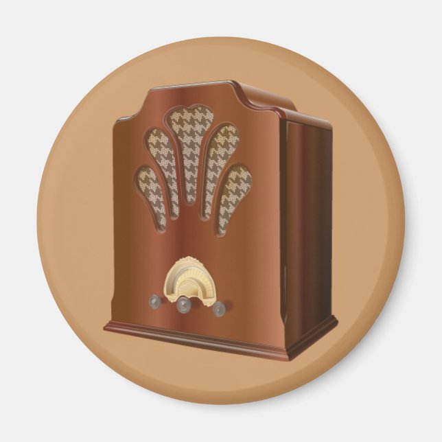 Íman Rádio antigo (Frente)